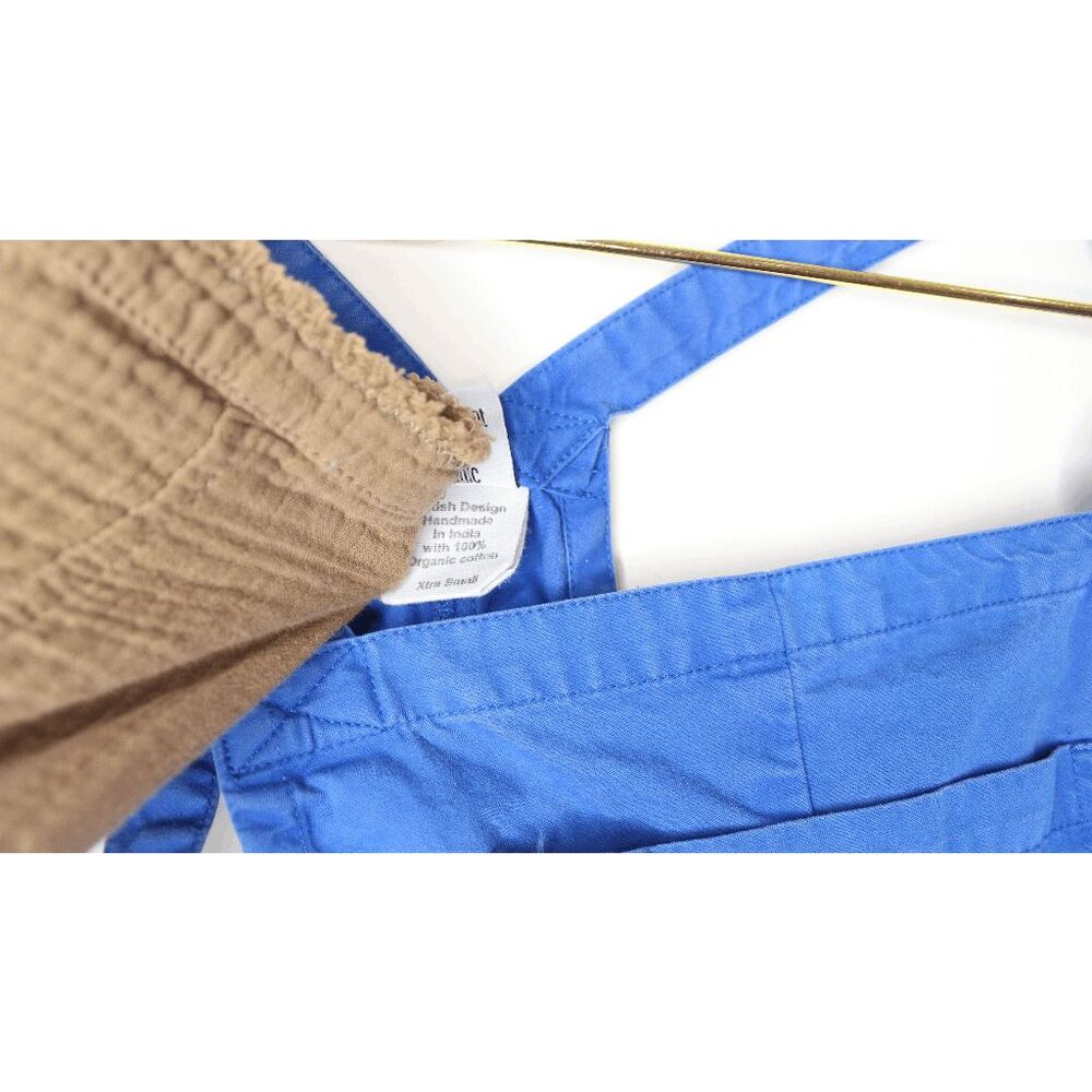 Lucy & Yak Blue Cotton Overalls - XS - Picture 4 of 5